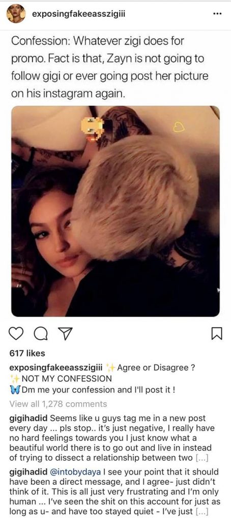 σχέση του Zayn και της Gigi είναι τελείως ψεύτικη