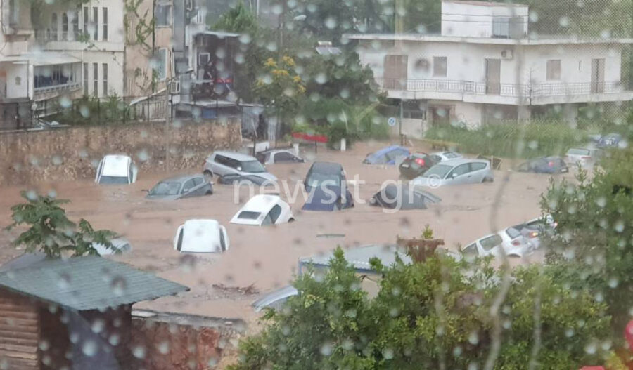 Πλημμύρισε το Μαρούσι