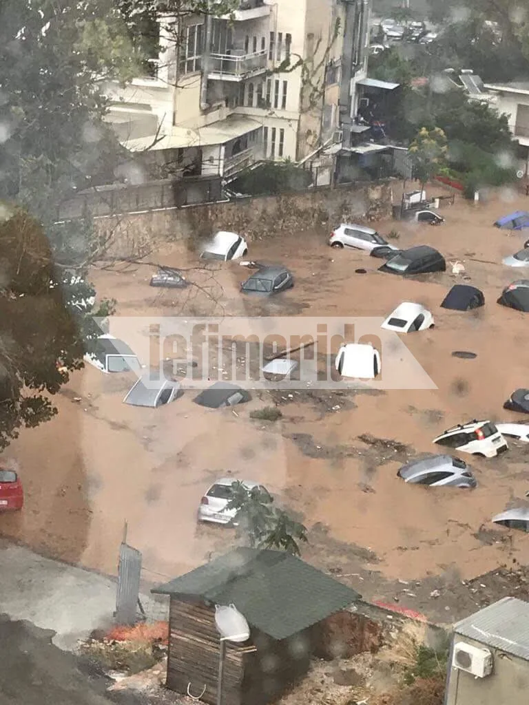 Πλημμύρισε το Μαρούσι