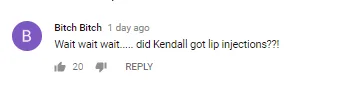 τι άλλαξε στο πρόσωπο της η Kendall