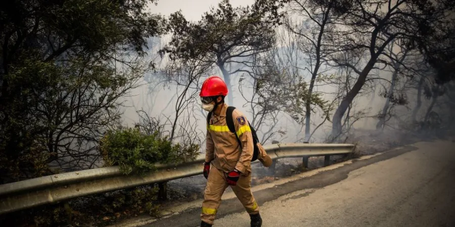 απαγόρευση κυκλοφορίας λόγω υψηλού κινδύνου πυρκαγιάς