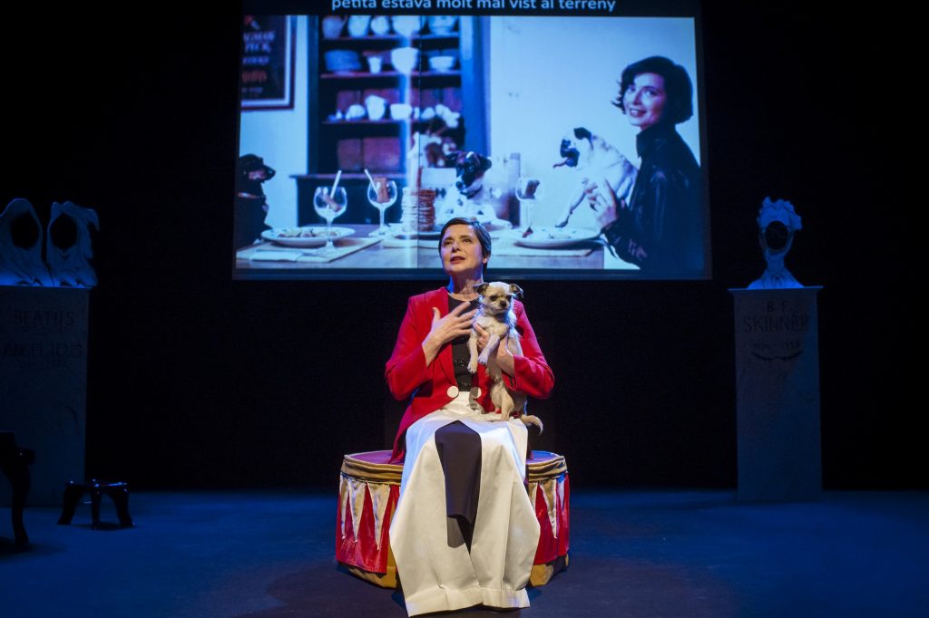 Isabella Rossellini και η παράσταση Link Link