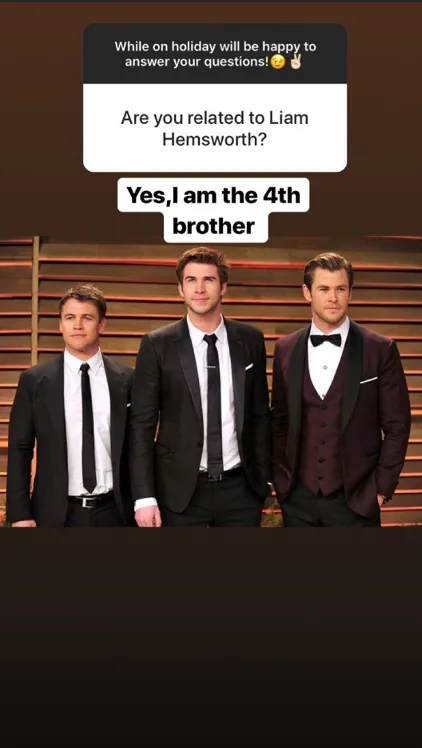 τενίστα που μοιάζει απίστευτα με τον Liam Hemsworth