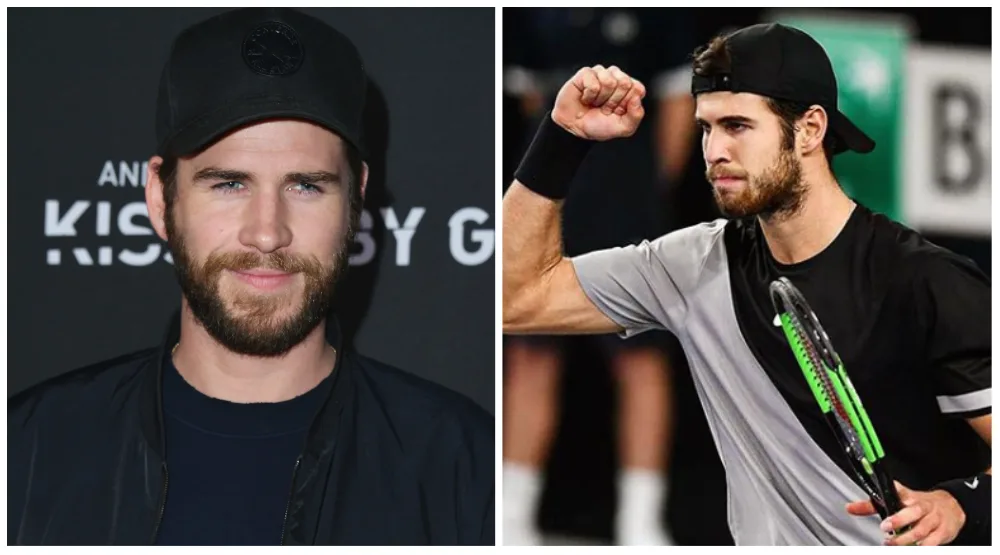 τενίστα που μοιάζει απίστευτα με τον Liam Hemsworth