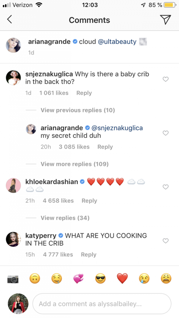 Ariana Grande εξήγησε για ποιο λόγο έχει μια κούνια
