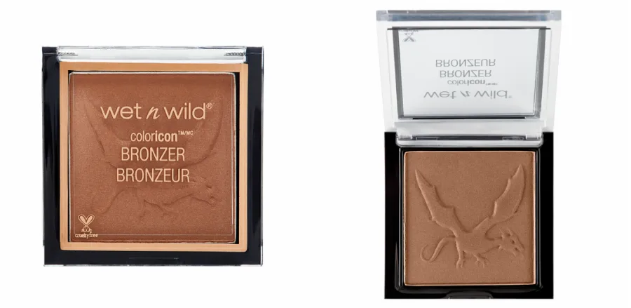 Δύο συσκευασίες bronzer από τη συλλογή Fire Dragon vs Ice Dragon της wet n wild.