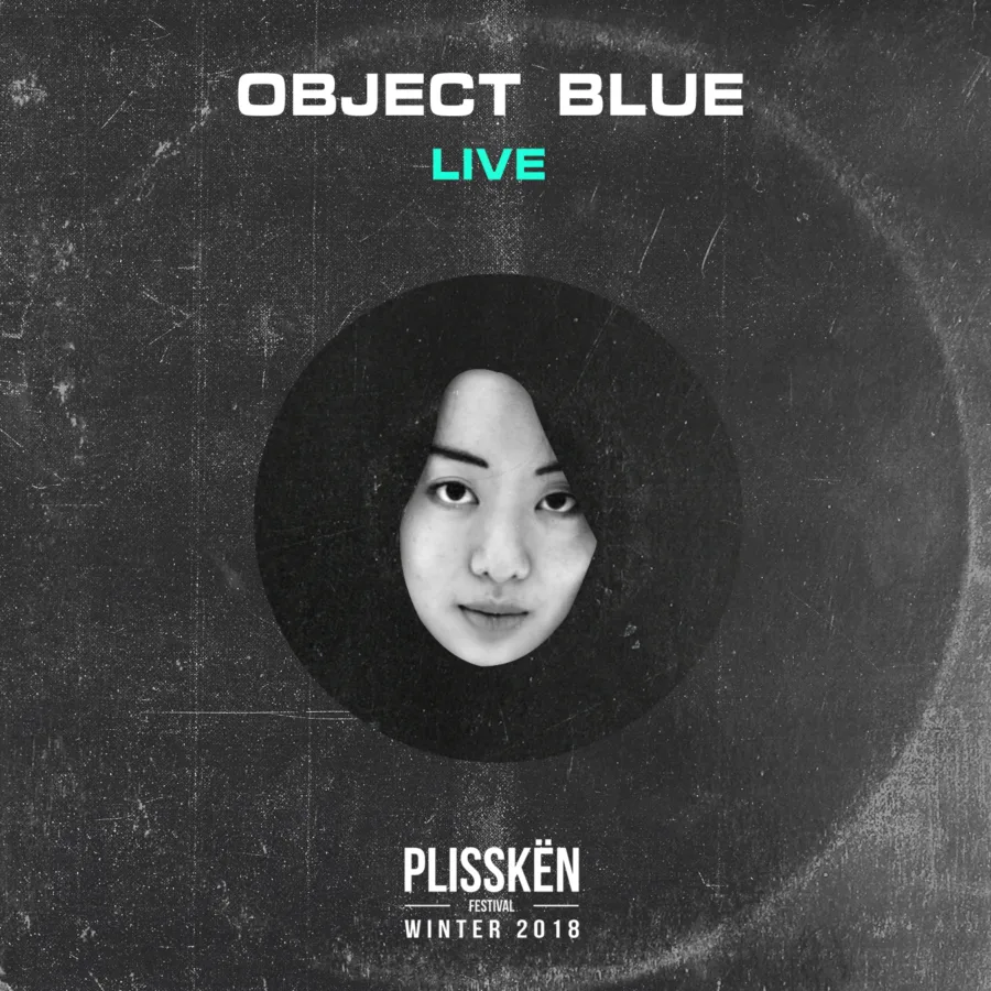 Αφίσα για την εμφάνιση της Object Blue στο Plisskën Festival Winter 2018.