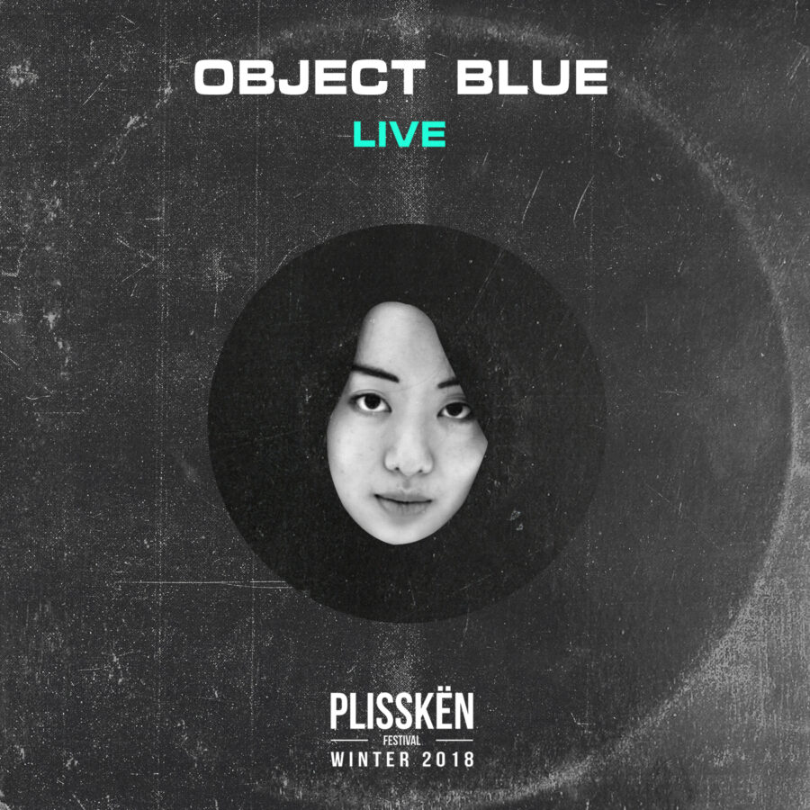 Αφίσα για την εμφάνιση της Object Blue στο Plisskën Festival Winter 2018.