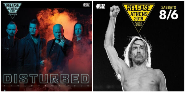 Οι Disturbed και ο Iggy Pop στo Release Athens 2019!