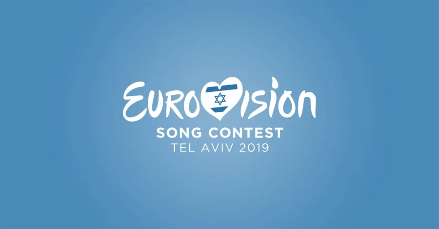 Το λογότυπο της Eurovision 2019 στο Τελ Αβίβ