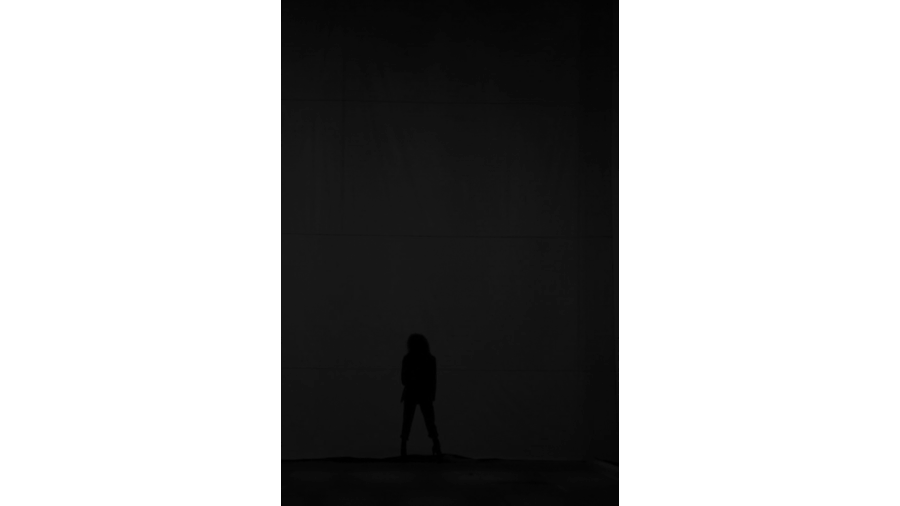 Σιλουέτα καλλιτέχνη στη σκηνή του MadWalk 2019.