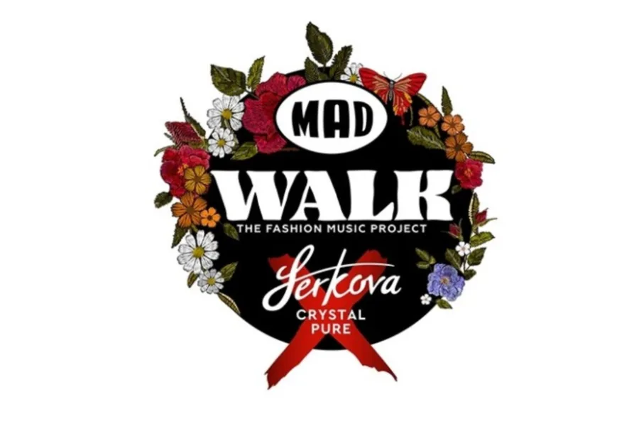 Λογότυπο MadWalk 2019 by Serkova Crystal Pure με λουλούδια