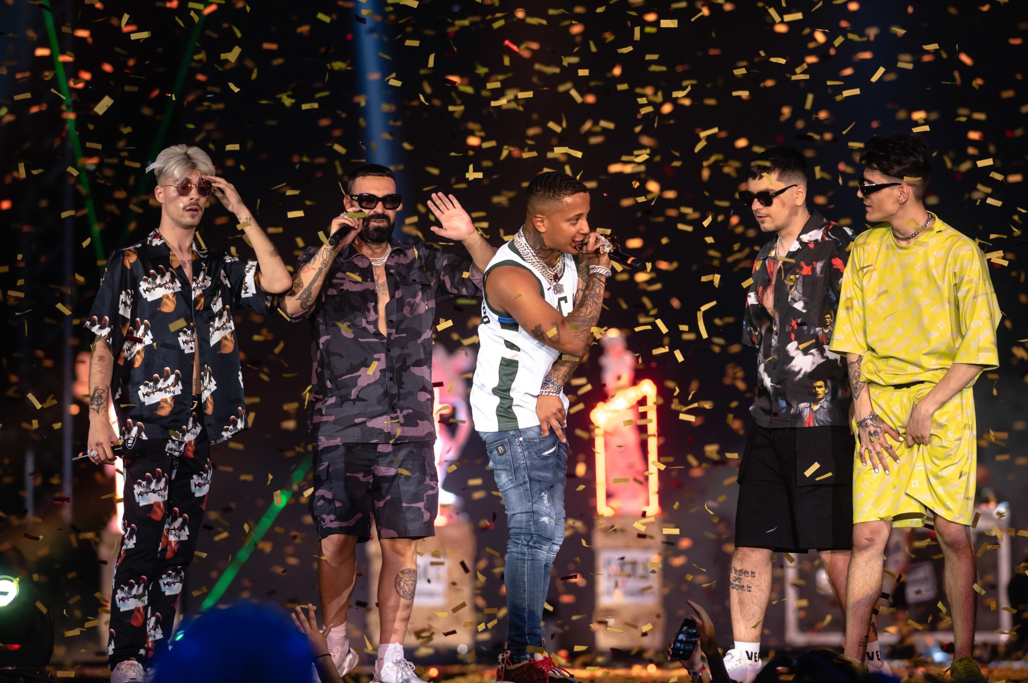 Καλλιτέχνες στη σκηνή των Mad Video Music Awards 2019