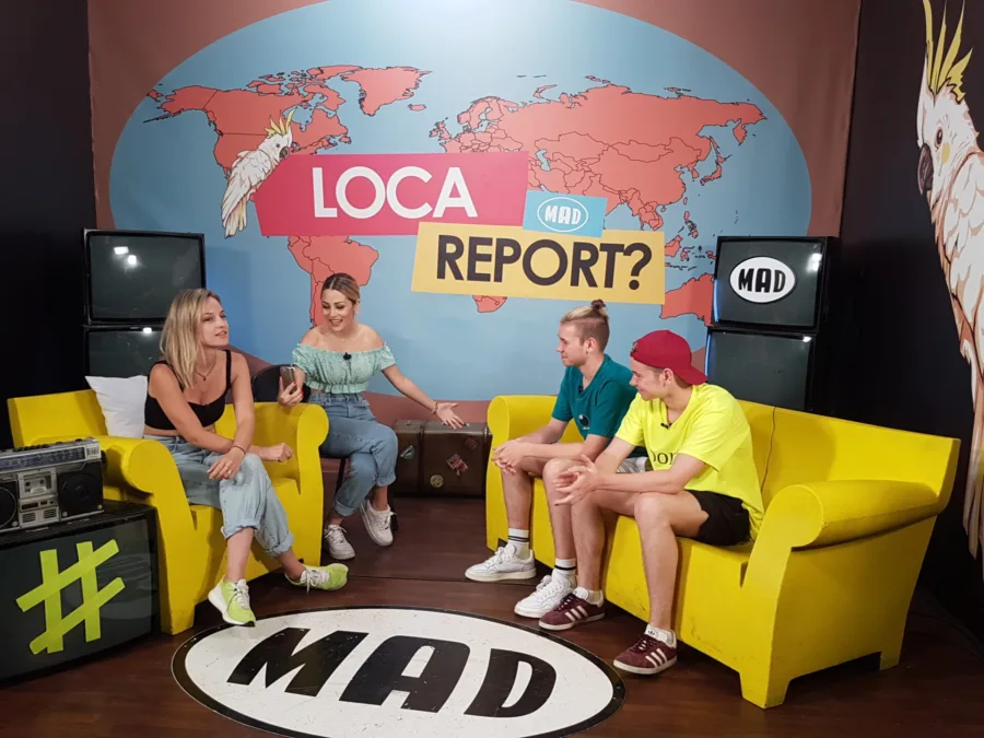 Οι Marcus & Martinus σε συνέντευξη στο Mad TV.