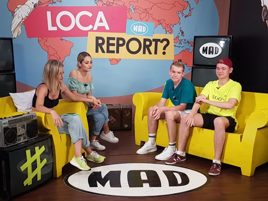 Οι Marcus & Martinus σε συνέντευξη στο Mad TV.