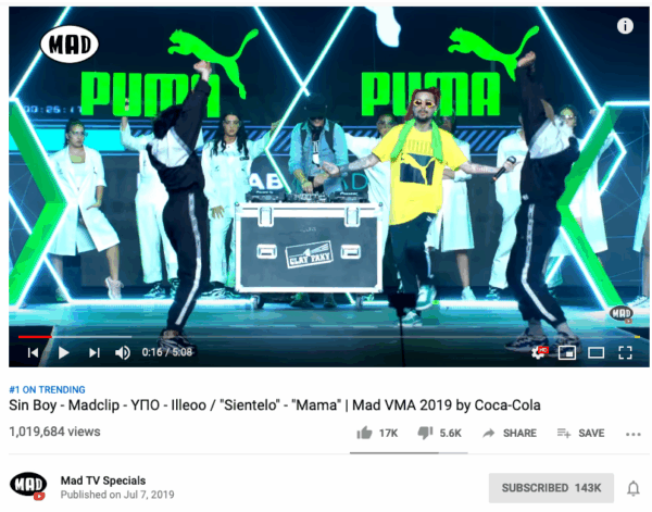Mad Video Music Awards 2019 by Coca-Cola: No1 στα trending στο YouTube για 4η ημέρα το “Mama?”.