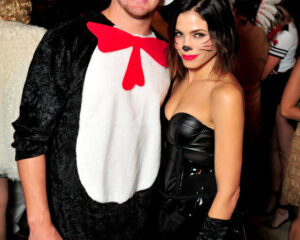 Ο Channing Tatum και η Jenna Dewan με στολές Cat in the Hat.