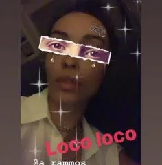 Η Ελένη Φουρέιρα σε Instagram story με το φίλτρο του Αναστάσιου Ράμμου.