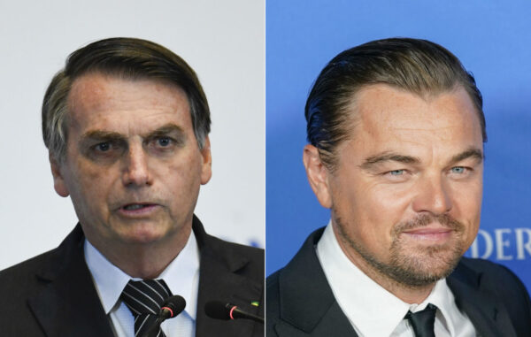 O Πρόεδρος της Βραζιλίας κατηγορεί τον Leonardo DiCaprio για τις φωτιές στην Αμαζονία