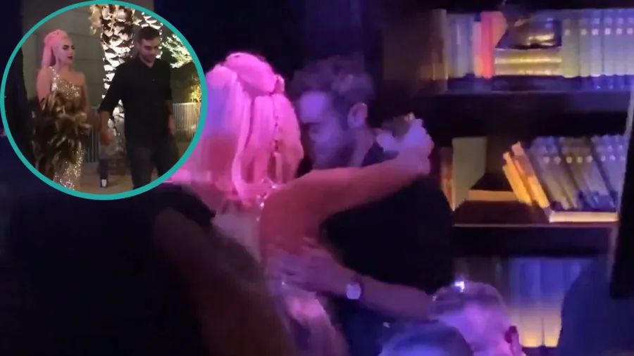Πρωτοχρονιάτικο φιλί για τη Lady Gaga με έναν μυστηριώδη συνοδό!