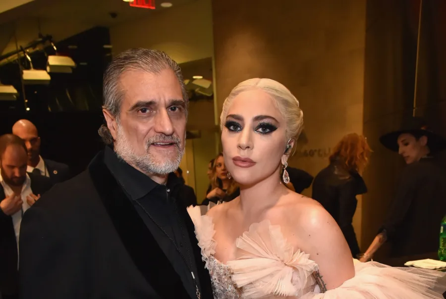 Ο Joe Germanotta και η Lady Gaga σε κοινή εμφάνιση.
