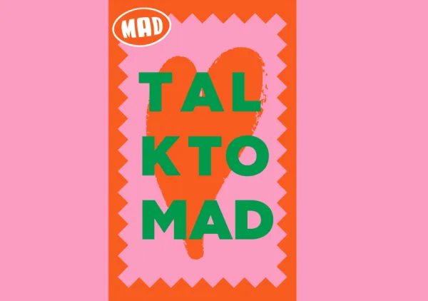 Γραφικό Talk To Mad με καρδιά