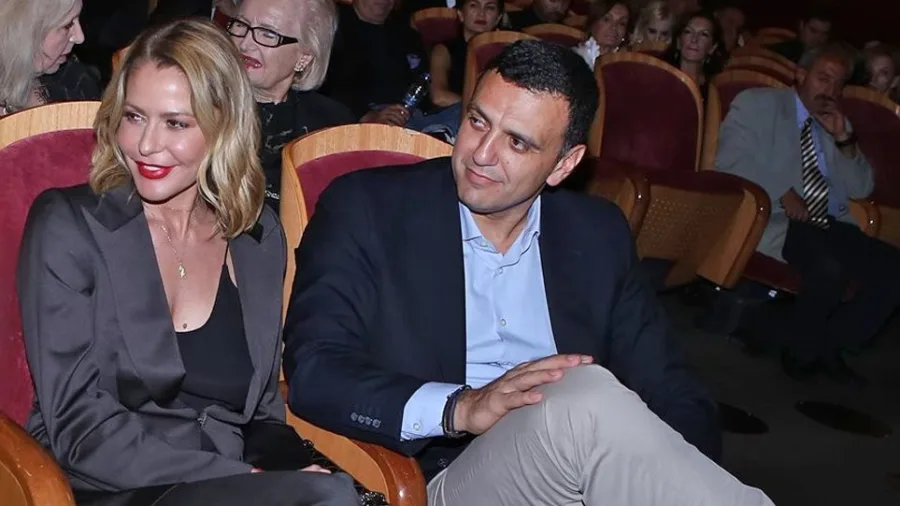 βάπτιση Βασίλη Κικίλια Τζένης Μπαλατσινού