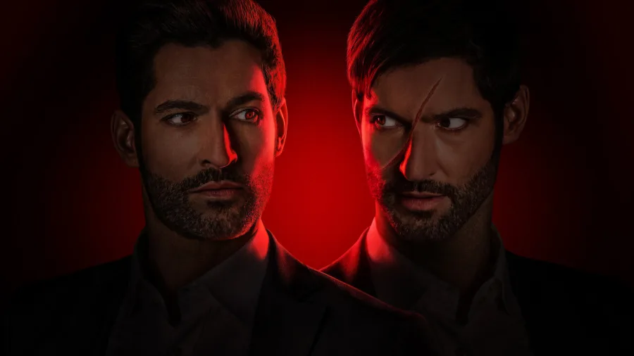 Ο Tom Ellis ως Lucifer Morningstar και ο δίδυμος αδερφός του Michael.