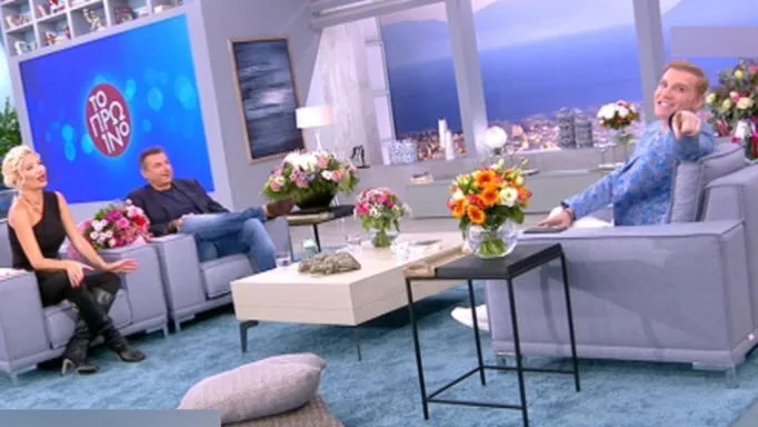 Ο Τάκης Ζαχαράτος καλεσμένος στην εκπομπή Το Πρωινό.