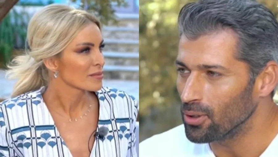 Η Κατερίνα Καινούργιου και ο Αλέξης Παππάς σε κοινό πλάνο.