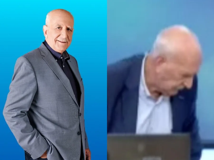 Ο Γιώργος Παπαδάκης σε δύο διαφορετικές λήψεις.