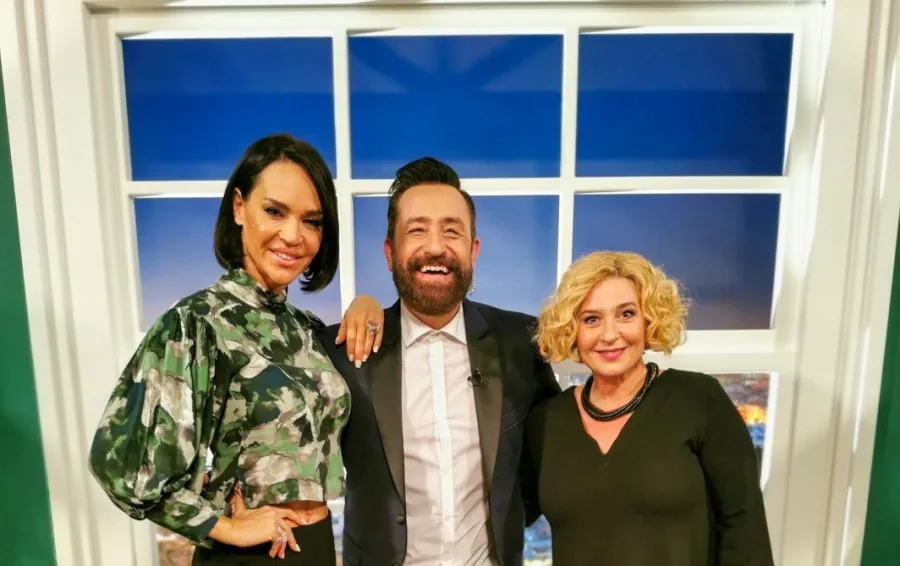 Ο Θέμης Γεωργαντάς με τη Νικολέττα Καρρά και τη Φαίδρα Δρούκα στο After Dark.