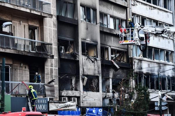 Η στιγμή της έκρηξης στην Συγγρού