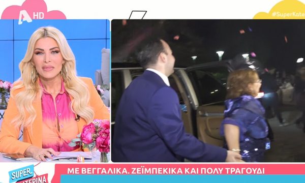 Κατερίνα Καινούργιου: Η on air σπόντα της για τον Γιώργο Λιάγκα