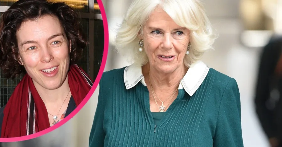 Η Camilla Parker Bowles και η ηθοποιός Emerald Fennell.