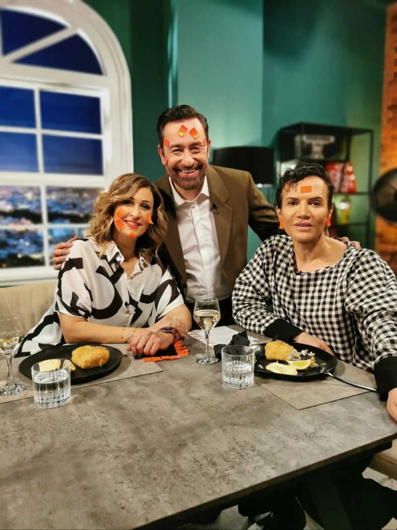 Ο Θέμης Γεωργαντάς και ο Παντελής Καναράκης στο After Dark.