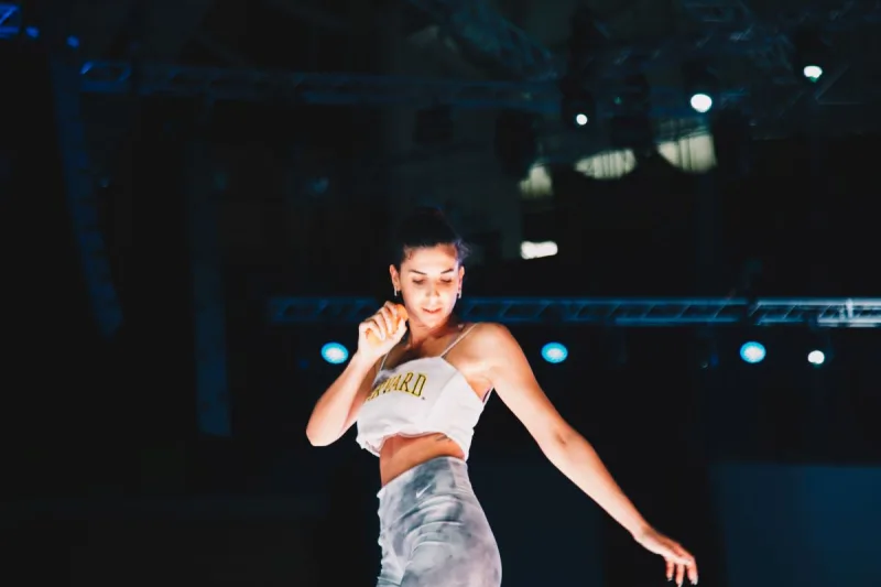 Η Αναστασία στη σκηνή των Mad VMA 2022.