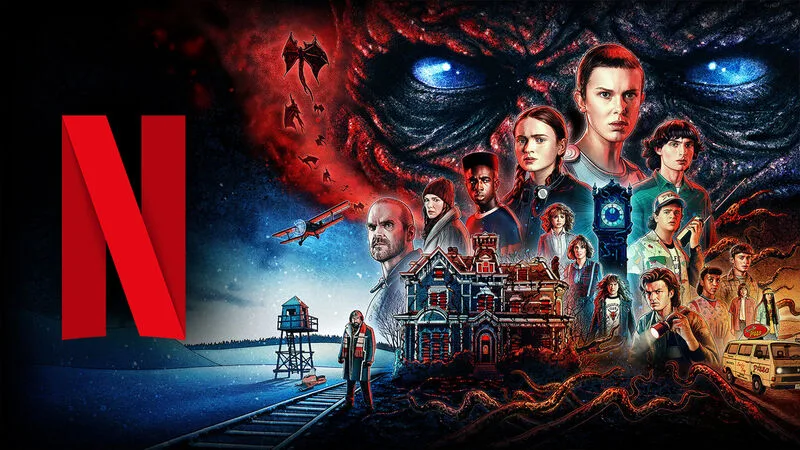 Αφίσα της σειράς Stranger Things του Netflix.