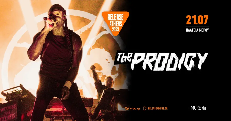 The Prodigy σε συναυλία για το Release Athens 2023.