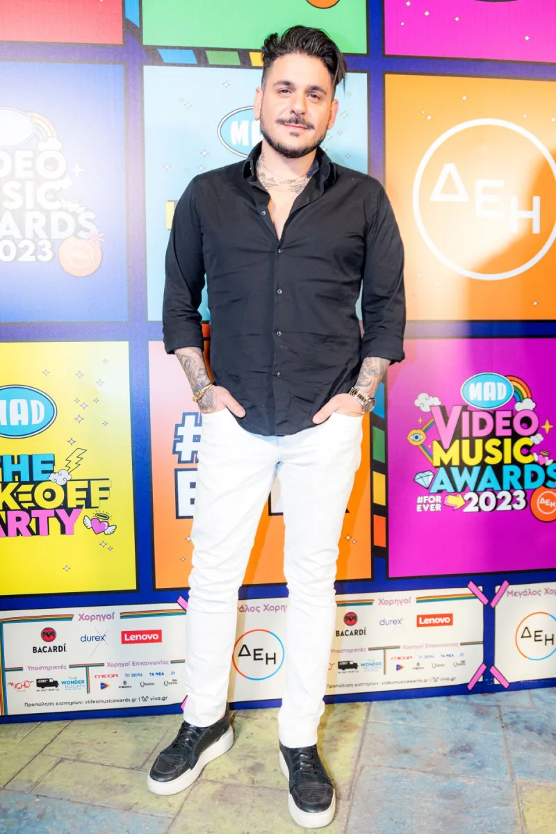 Καλλιτέχνης στο Kick Off Party των Mad Video Music Awards 2023.