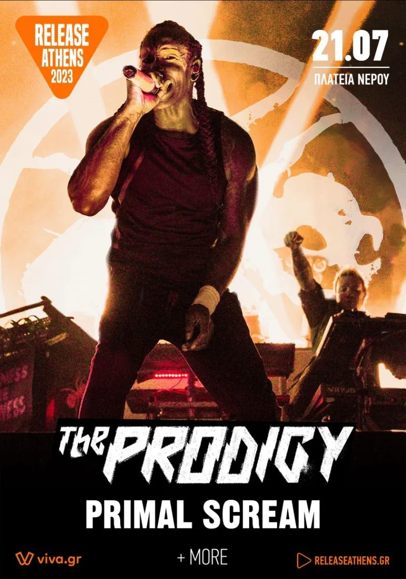 Οι The Prodigy σε συναυλία για το Release Athens 2023.