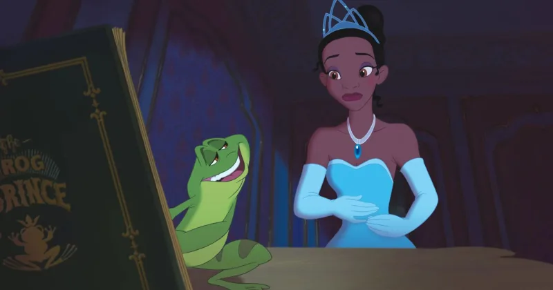 Σκηνή από την ταινία κινουμένων σχεδίων της Disney Η Πριγκίπισσα και ο Βάτραχος.