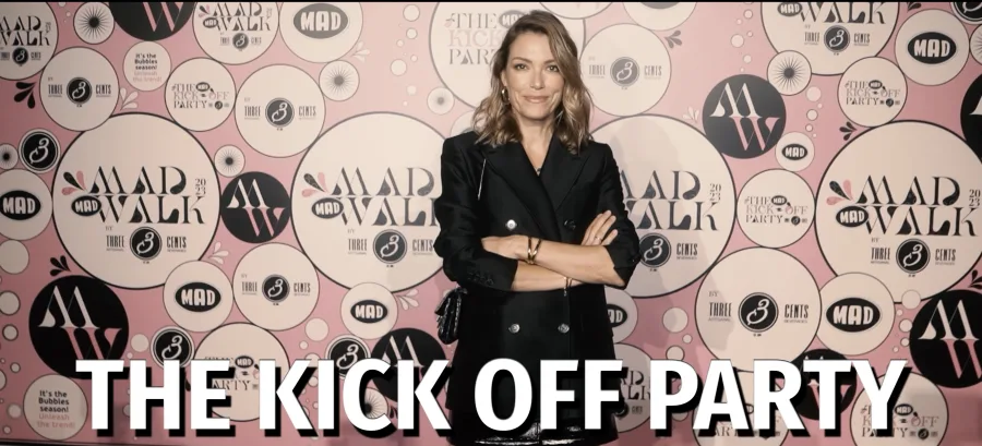 Η Βίκυ Καγιά στο Kick Off party του MadWalk 2023 by Three Cents.