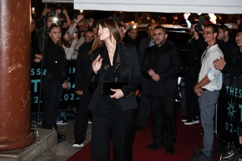 Η Monica Bellucci στο Φεστιβάλ Κινηματογράφου Θεσσαλονίκης.