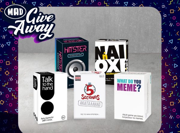 Mad Giveaway by @gamezone.as: Κέρδισε επιτραπέζια παιχνίδια