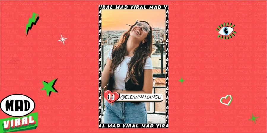 Η TikToker Eleanna Manoli στο Mad Viral.