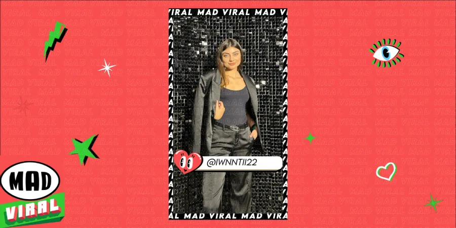 Η TikToker @iwnntii σε φωτογραφία για το Mad Viral.