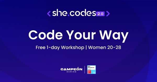 she.codes 2.0 Workshop: Ένα δωρεάν coding workshop για γυναίκες με αφορμή την IWD