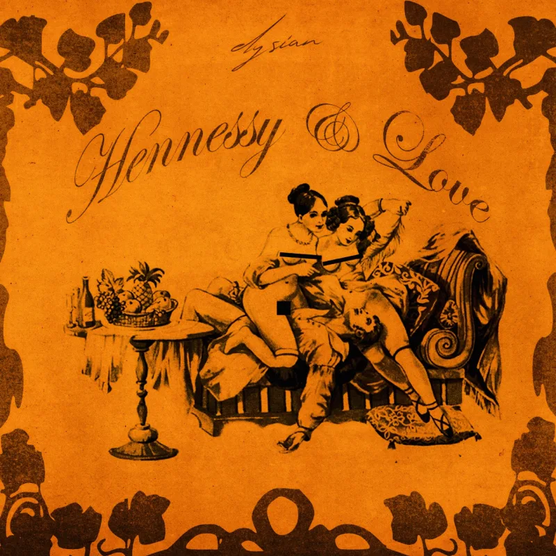 Εξώφυλλο του single Hennessy & Love των Saske και Ellize.
