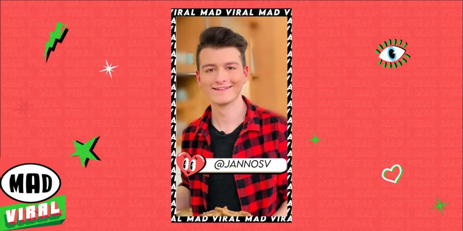 Ο Jannos V σε πλάνο από το Mad Viral.